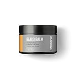 MANSCAPED® Beard Balm, Styling Pomade with Shea Butter, Coconut Oil & Beeswax - Moisturizes, Softens, Strengthens & Shines Beards, Mustaches & Facial Hair, for Sensitive Skin, (2 oz) 1-Pack
