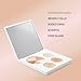 Highlighter Palette Face Makeup | Glow Up - 8 Shades in 4 Pans | Pearl Shimmer Liquid-To-Baked Powder Highlighter | Refillable Pan & Integrated Mirror | Cruelty-Free Beauty Essential |