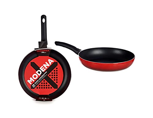Poêle Modena en aluminium 2,5 mm 28 cm, dégradé rouge Cover