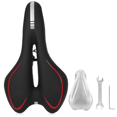 Selle de vélo en silicone respirant avec assise antidérapante