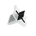 Hearing aid Wax Guard Filter for phonak, widex and Resound Wax Traps Hear Clear Cleaning kit Accessory (40 Filters) (Black)