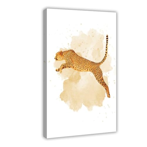 Aquarelle animaux sauvages africains pour créer un cocon nature en chambre bébé