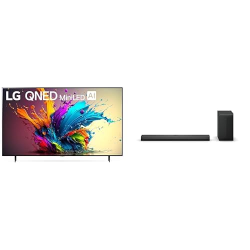 Image of LG 75 inch QNED Mini LED 4K Smart TV & Matching 3.1.1-Channel QNED Soundbar Bundle (2024)