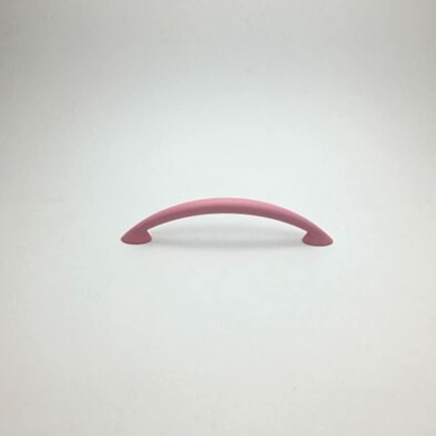 96mm color children room furniture handles red blue white black pink purple orankitchen cabinet dresser drawer pulls knobs - (Color: matte red)