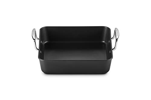 Le Creuset Plat à Rôtir Carré Anti-Adhérent Renforcé, 26 x 26 cm, 52106260010101