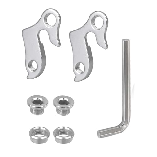 Amazon Keltra 2 Piece Derailleur Hanger,Aluminum Rear Bike Derailleurs,Bicycle Alloy Gear Mech Adapter,Alignment Extender Hook Tool,Equipped With An Allen Wrench And Screws for Replacing Parts And Accessories #ad