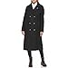 KARL LAGERFELD Paris Women's Wool Coat, OVERSIZED DROP SHOULDER BLACK, Large