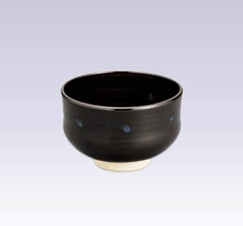 Tokyo Matcha Selection - Kyo-yaki - Matcha Bowl - Black Glaze with Box [Standard Ship by SAL: NO Tracking Number & Insurance]