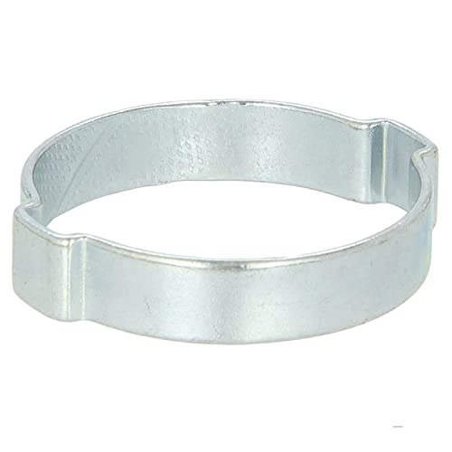Oetiker Double Ear Clamps - 1/2" (13mm) Size, Zinc-Plated Steel Hose Clamp - Pack of 100