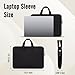 Songbala 13-14 Inch Laptop Sleeve, Water-Resistant Shockproof Laptop Case with Soft Handle & Dual Pocket, Slim Portable Carrying Bag for MacBook Air/Pro, Ultrabook Chromebook Notebook, Black