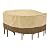 Classic Accessories Veranda Water-Resistant 82 Inch Round Patio Table & Chair Set Cover, Outdoor Table Cover