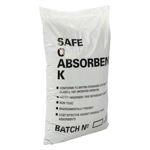 BearTOOLS Spill Absorbent Granules 30L capacity - Fire-Resistant Highly Absorbent Granules for Indoor/Outdoor Use - Spill Control for Home Garages Work Sites