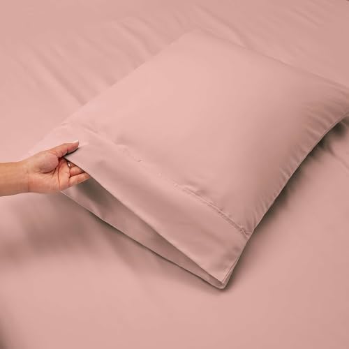 Image of Hearth & Harbor Extra Deep Pocket Queen Sheet Set, Blush Pink