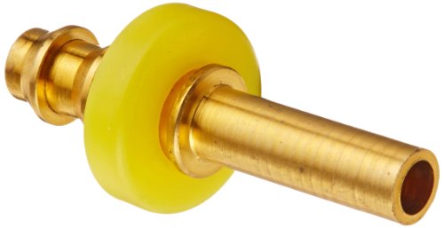 Image of EATON Weatherhead 10004B-X04 Straight Tube Rigid Fitting, CA360 Brass, 1 /4 inch Hose ID, 1 /4 inch Tube Size