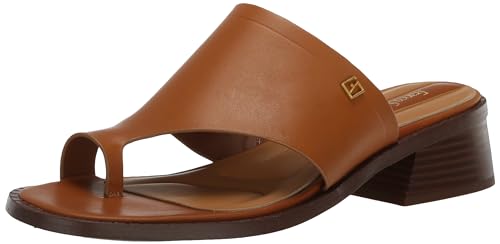 Franco Sarto Womens Sia Fashion Slide Sandal Tan Brown 8.5 M