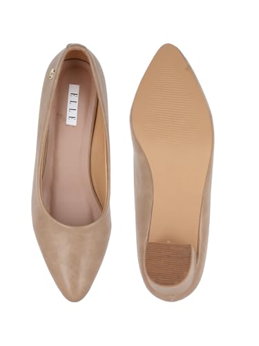 Image of ELLE Women's Textured Block Heel Slip-On Pumps