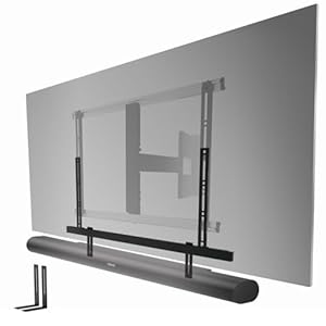 Vogel's Premium Mount for Sonos Soundbars – perfect positioning for Arc (Ultra), Beam & Playbar | Also suitable for other brands | Ideal in combination with swiveling TV wall mounts