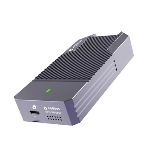 Carcasa externa M.2 NVMe para SSD 40Gbps SaditY miniatura 1