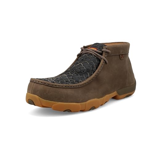 Twisted X Men's Work Chukka Driving Moc, Moc Toe Nano Toe
