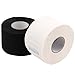 TAICHEUT 10 Rolls Disposable Barber Paper Neck Strips, 1000 Strips Professional Stretchy Paper Neck Band, Protector Stretchy Strips Cutting Accessories for Hair Cut, Beauty Salon, Black and White