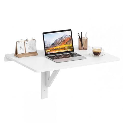 Giantex Wall-Mounted Folding Murphy Desk (White)