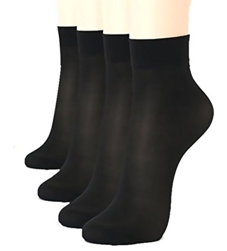 cotson ;lasting wear in every pair Girls & Women Black Nylon Stockings Socks to keep her Feet Dust Free, Soft n Comfortable (Pack of 4 Pair)-picture-34