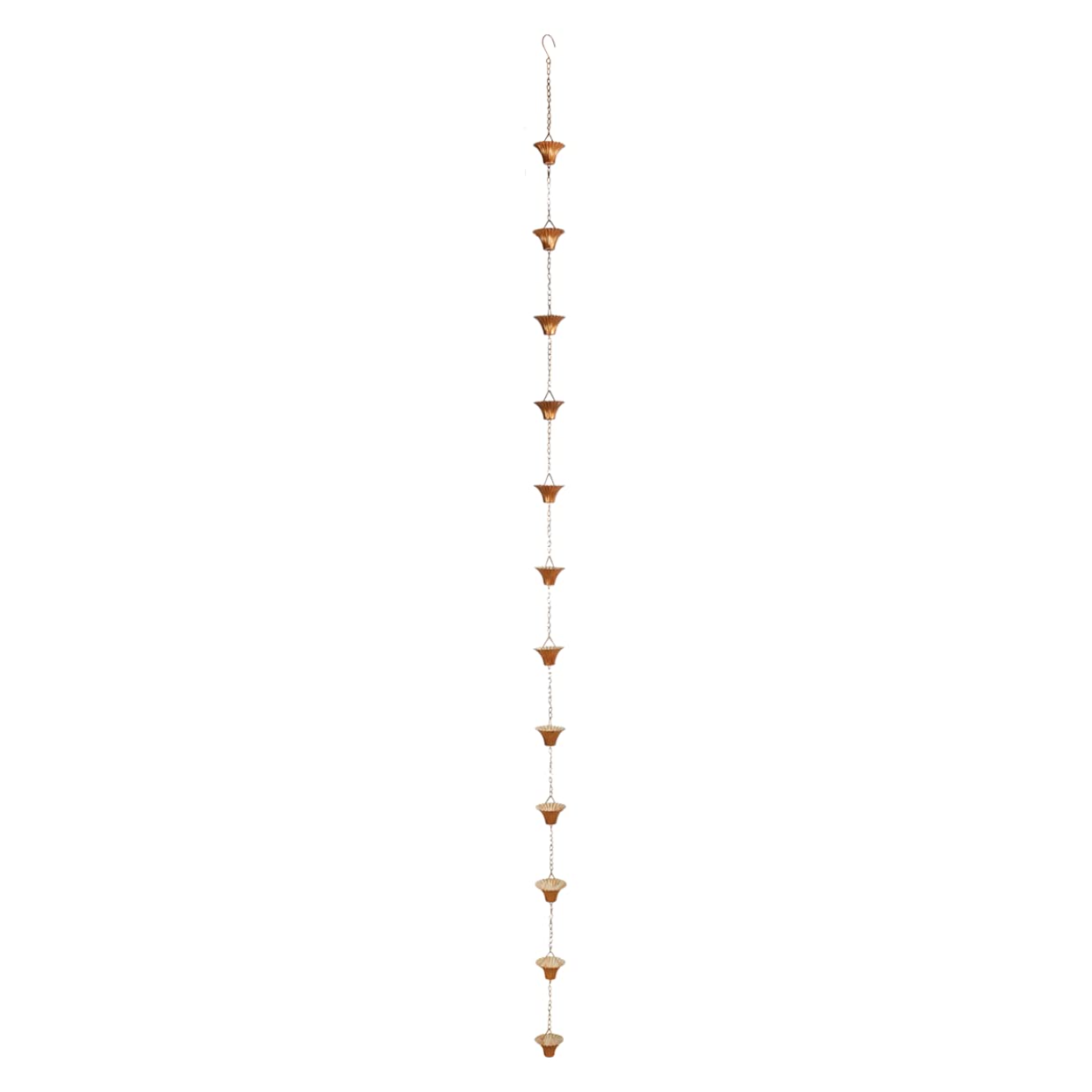 Esschert Design TH87 Series Copper Plated Rain Chain