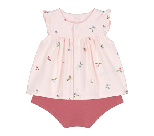 Petit Bateau Baby Mädchen 2-teiliges Set A0cgs, Rosa/Mehrfarbig, 12 Monate