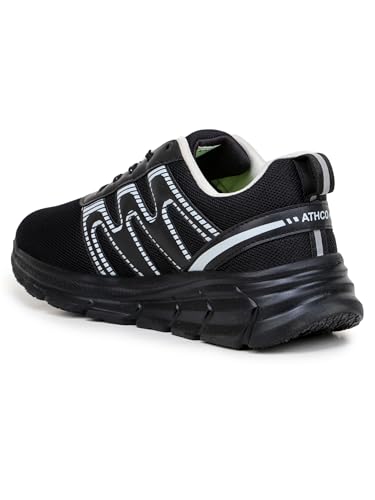 Image of ATHCO Mens Glide Super Comfortable Insole Shoes|Running|Walking|Training|Gym|Jogging|Sneaker|Athletic|Laceup|Flexible|Lightweight|Dailyuse|Sports|Casual|ExtraSoft|Fitness|Gents Boys