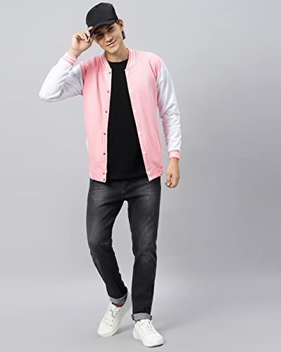 Image of BE SAVAGE Men's Cotton Blend Standard Length Bomber Jacket