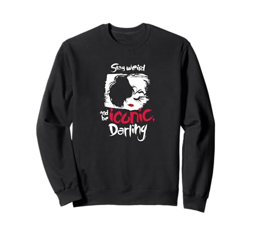 Sweatshirt Cruella Stay Weird en coton confort pour un look streetwear unique