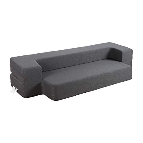 Sofá cama plegable HonTop de espuma viscoelástica tamaño Queen Cover