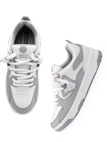 Image of Bacca Bucci Men Leather Sneaker Shoes