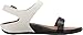 FitFlop Women's Banda Micro-Crystal Dress Sandal, Black/White, 8 M US