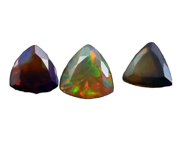 Opale noire éthiopienne AAA éclat intense pour haute joaillerie créative