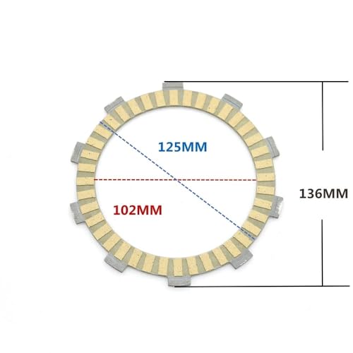 Disque d'embrayage premium pour GS1200SS et GSX1200, longévité maximale - 6