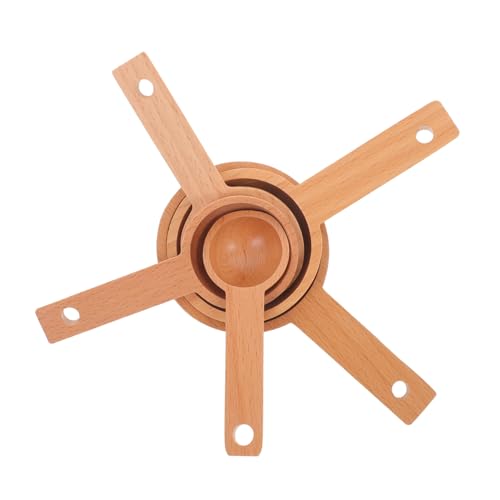 LEDMOMO 5個 ?木製量勺 各コーヒースプーンティースクープ調味料計量用 耐久性と携帯性を備えキッチンやコーヒー豆 粉末計量に