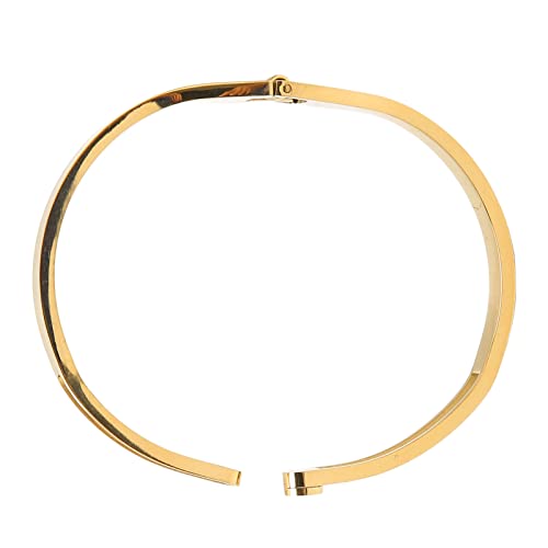 Pulseira feminina, pulseira aberta de borda redonda com decoração de strass confortável para adolesc