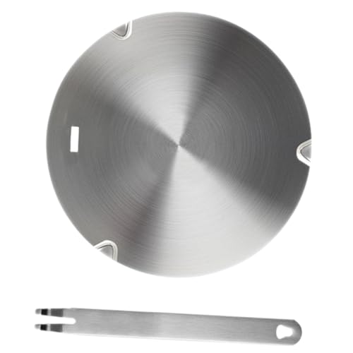 Alipis Thermal Guide Plate Induction Cooker Adapter Stainless Steel Heat Converter Disk Induction Adapter Metal Plate
