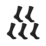 Slazenger Mens 5 Pack Crew Socks Dark Asst Mens 12+