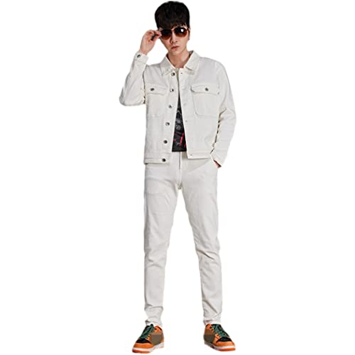 Ensemble veste de cowboy homme coupe ajustée et finitions soignées