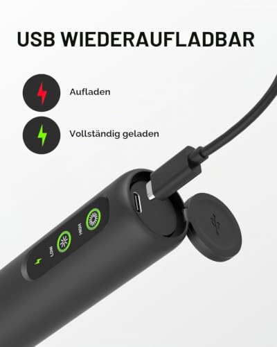 CIRCLE JOY Milchaufschäumer Elektrisch Handheld mit 2 Geschwindigkeiten – Ansicht 4