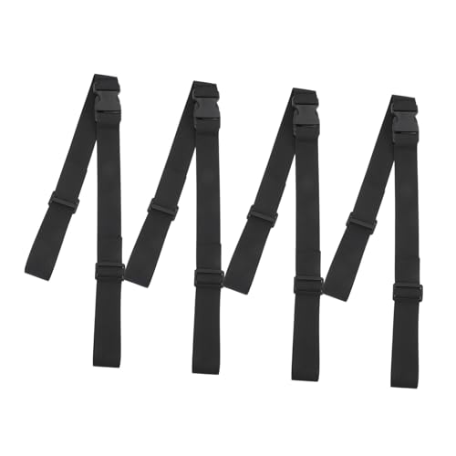 MOLUCKFU 4 piezas Correas Ajustables para Silla Alta Niña Arnés Seguro Puntos para Cinturón Portátil para Tronas y Cochecitos Cómodo y Ligero para Viajes Familiares