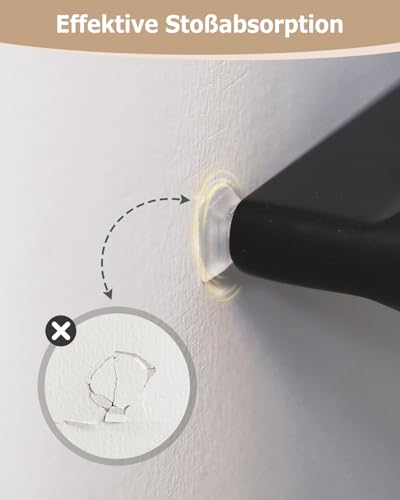 VABNEER 172 Pièces Patin Silicone Transparent, Amortisseur Porte Placard Anti Bruit, Tampon Silicone Adhésif pour Meubles, Portes, Tiroirs et Protection Murale – vue 6