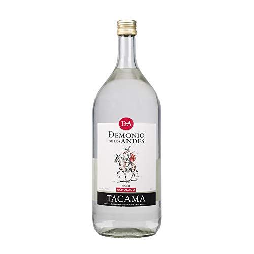 Spirituose aus Trauben, Pisco Acholado Demonio de Los Andes TACAMA, 40% vol, Flasche 2 Liter