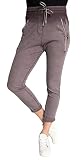 Zhrill Jogger Pants Fabia in Mocca Braun - N421439-N2094, Größe:XS