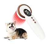 Pet Cold Laser Therapy Device for Dogs, Cats & Horses - Handheld Veterinary Red Light & Near Infrared (808nm/650nm) Therapy for Pain Relief, Arthritis, Joint & Muscle Soothing, Post-Surgery Recovery