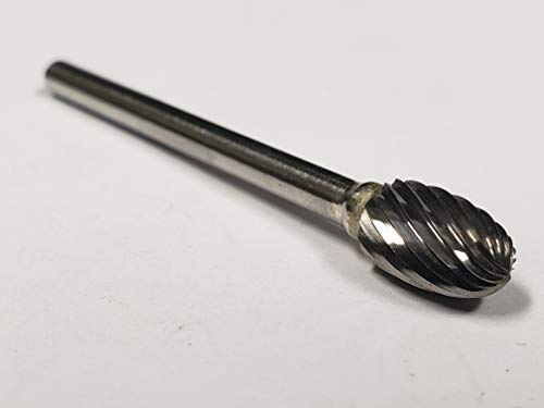 Alfa Tools B71269 Fresa de Carburo 1/4" Cabeza 1/8" Vástago miniatura 1