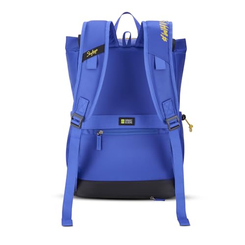 Image of Skybags Yellove 15.6 inch Compatible Laptop Backpack 21L | 1 Compartment with Quick-Access Front Pocket & Rain Cover | Tablet Sleeve & Side Pocket | CSK Collage & Travel Backpack for Men & Women