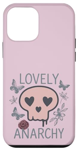 かわいい ’nパンクスカルハーツバザス美学カワイイ スマホケース iPhone 12 mini 用